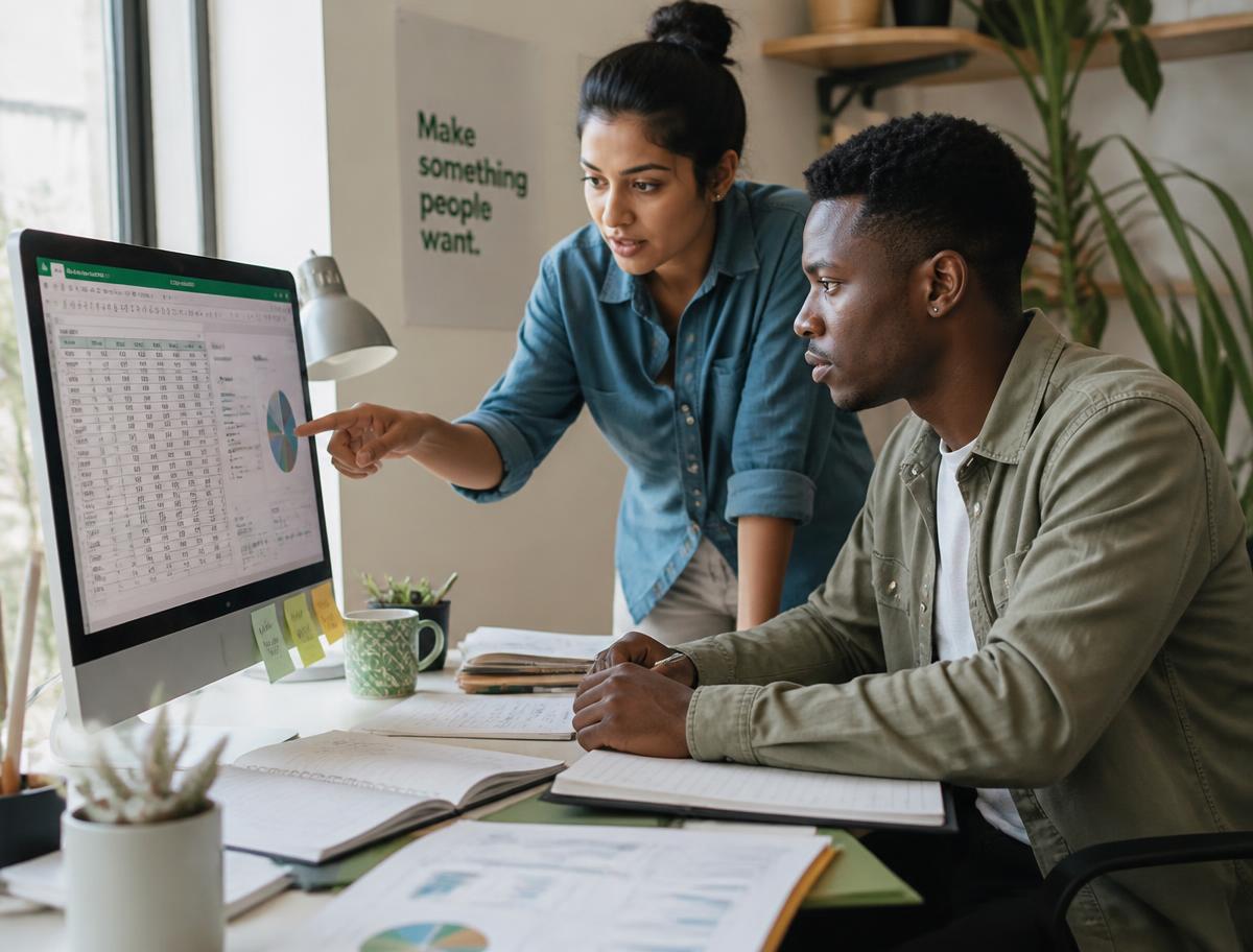 Organized documents and reporting on a desk