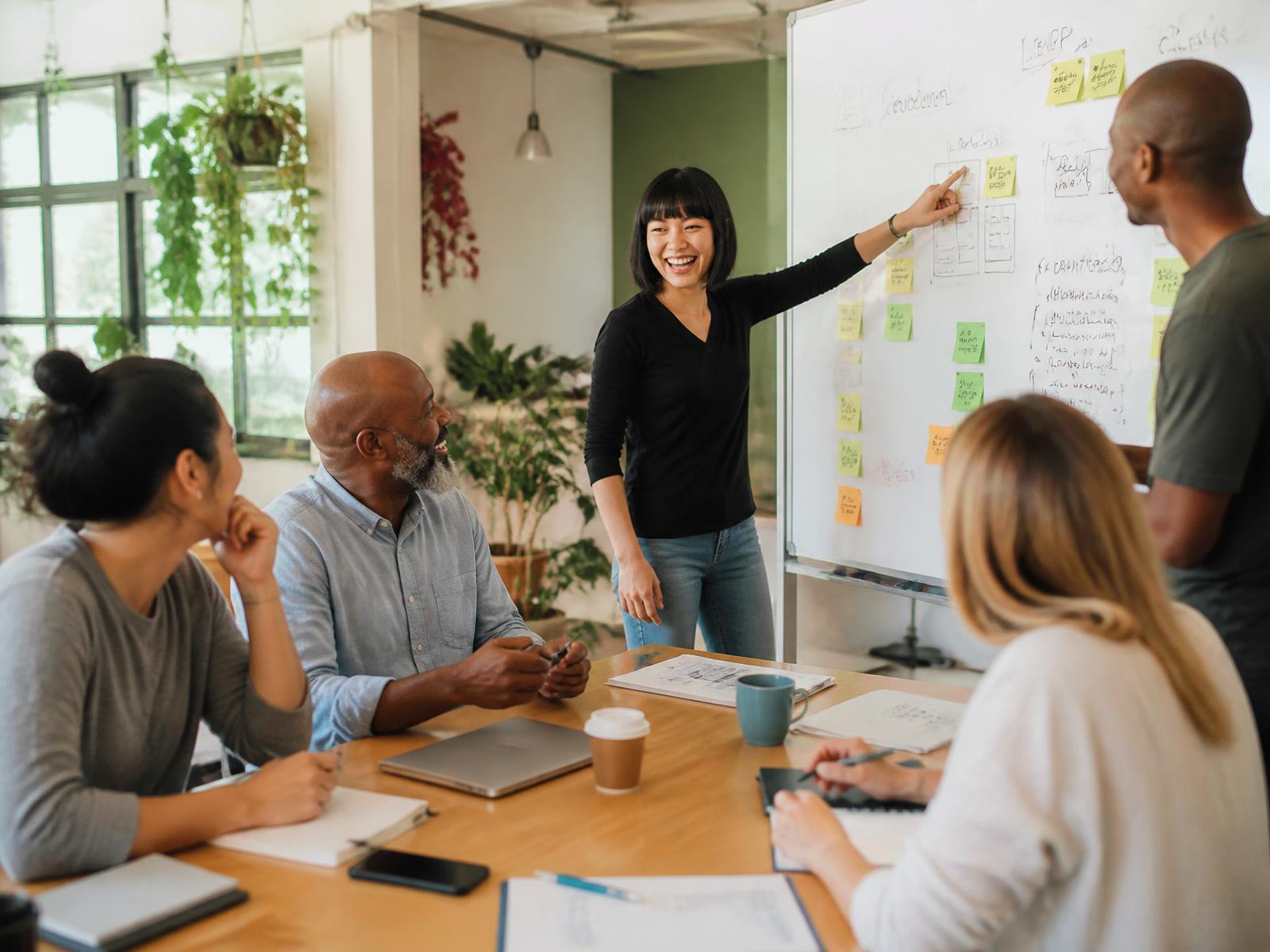 U.S.-based Office Hero support team working together